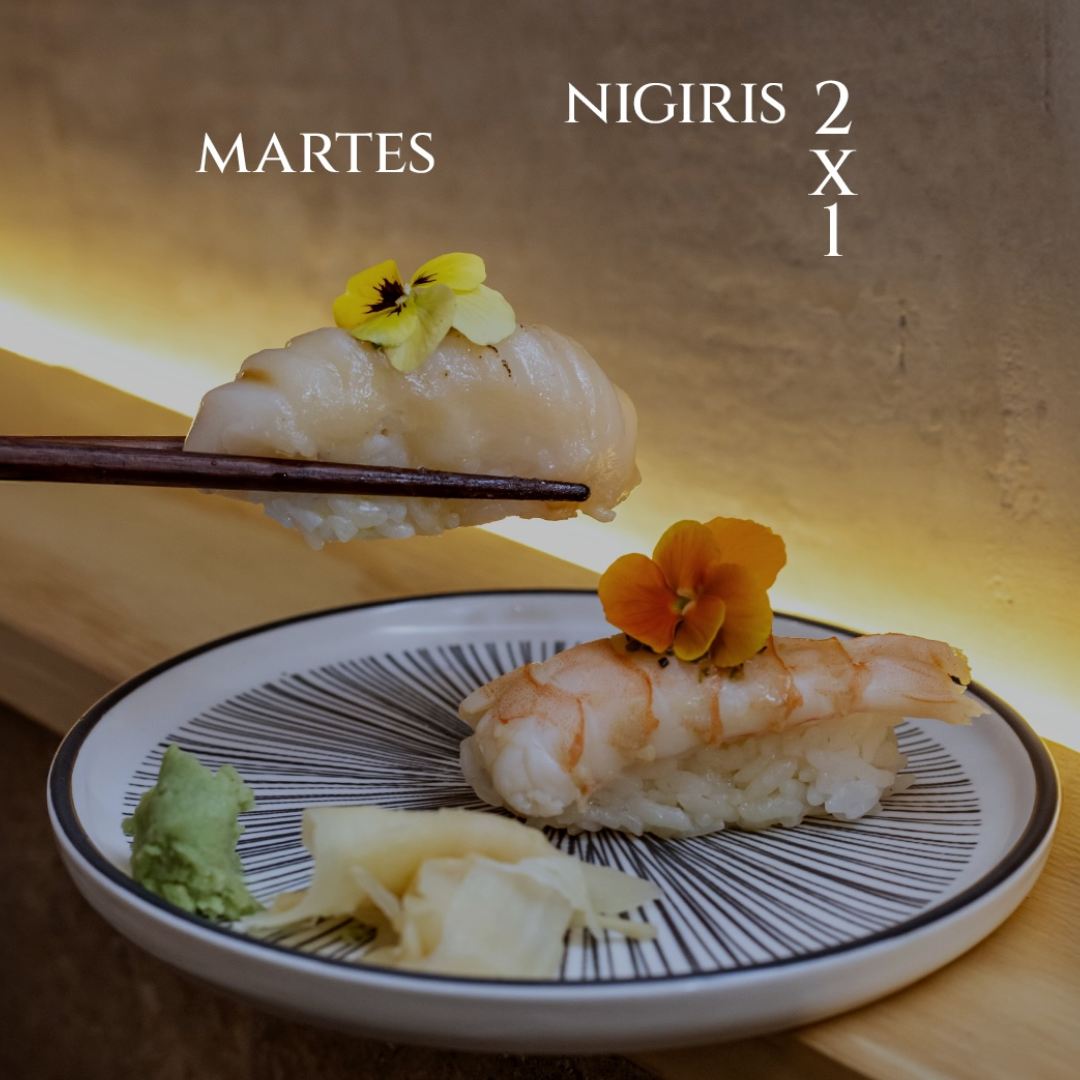 Martes Nigiris 2x1
